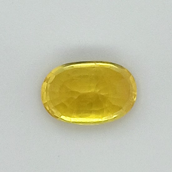 Yellow Sapphire (Pukhraj) 4.25 Ct Good Quality Yellow Sapphire (Pukhraj) 4.25 Ct Good Quality